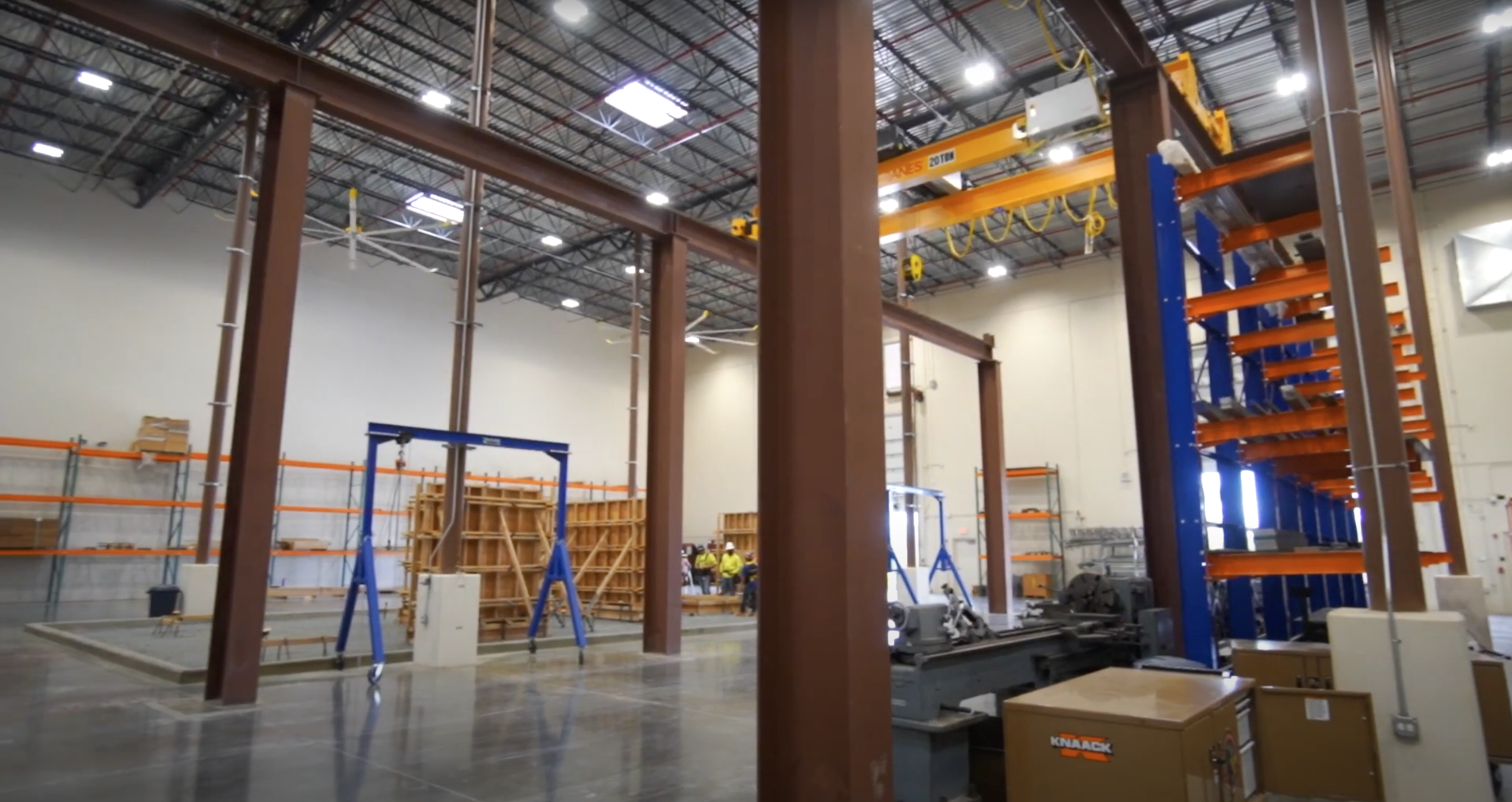 An inside shot of the the 2090 Millwright Training Center in Kapolei.