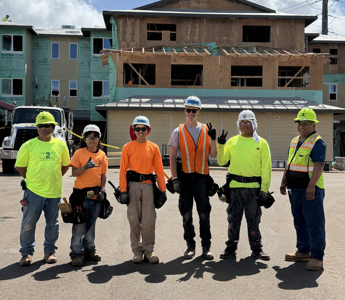 Career Connections summer interns gain hands-on experience on an active construction jobsite.